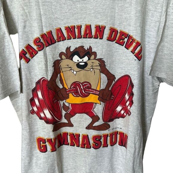 VTG Tasmanian Devil Gymnasium T Shirt XL - Picture 3 of 7